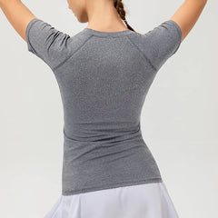 Women’s Short Sleeve Compression Workout Shirt