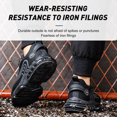 Unisex Lightweight Steel Toe Safety Work Shoes