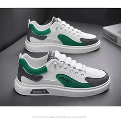 2025 Men’s Leather Low-Top Fashion Sneakers