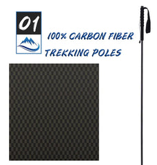 HEALING 115g Carbon Folding Trekking Pole