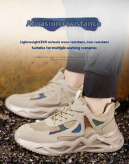 Unisex Lightweight Steel Toe Safety Work Shoes