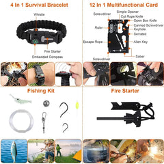 125-Pcs Professional Emergency Survival Kit