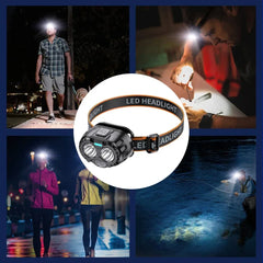 Powerful LED Headlamp 250LM Waterproof IPX4
