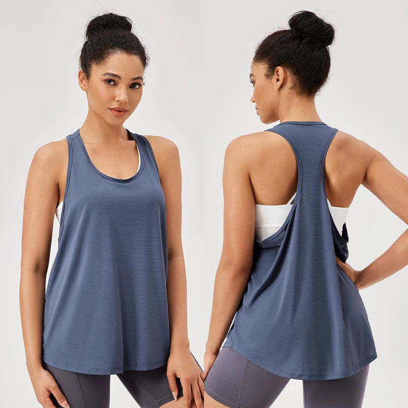 Women’s Quick-Dry Sleeveless Yoga Tank Top