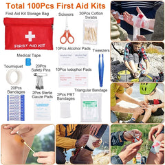 125-Pcs Professional Emergency Survival Kit