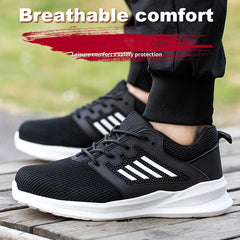 Men’s Lightweight Steel Toe Safety Work Sneakers