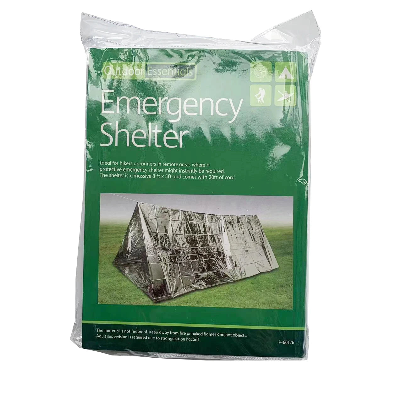 2-Person Emergency Mylar Survival Tent Kit
