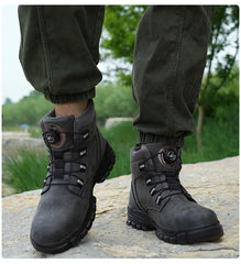Men’s Waterproof Steel Toe Indestructible Work Boots