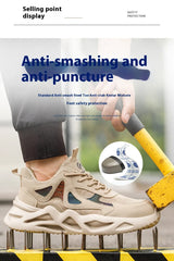 Unisex Lightweight Steel Toe Safety Work Shoes