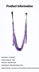 Adjustable Aerial Yoga Stretch Strap for Women