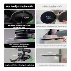 Adjustable Abdominal Sit-Up Suction Cup Foot Support