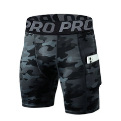 Men’s Compression Running Shorts with Pocket