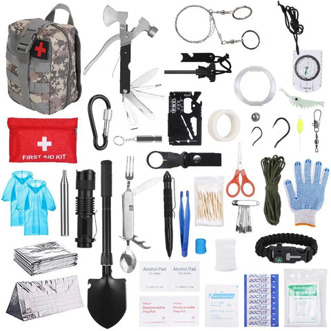 125-Pcs Professional Emergency Survival Kit