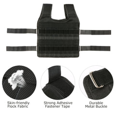 Adjustable Weighted Vest with Leg & Arm Weights