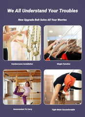 Adjustable Aerial Yoga Stretch Strap for Women