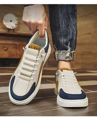2025 Men’s Leather Low-Top Fashion Sneakers