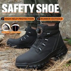 Men’s Waterproof Steel Toe Indestructible Work Boots