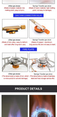 Portable Folding Camping Gas Stove 3500W