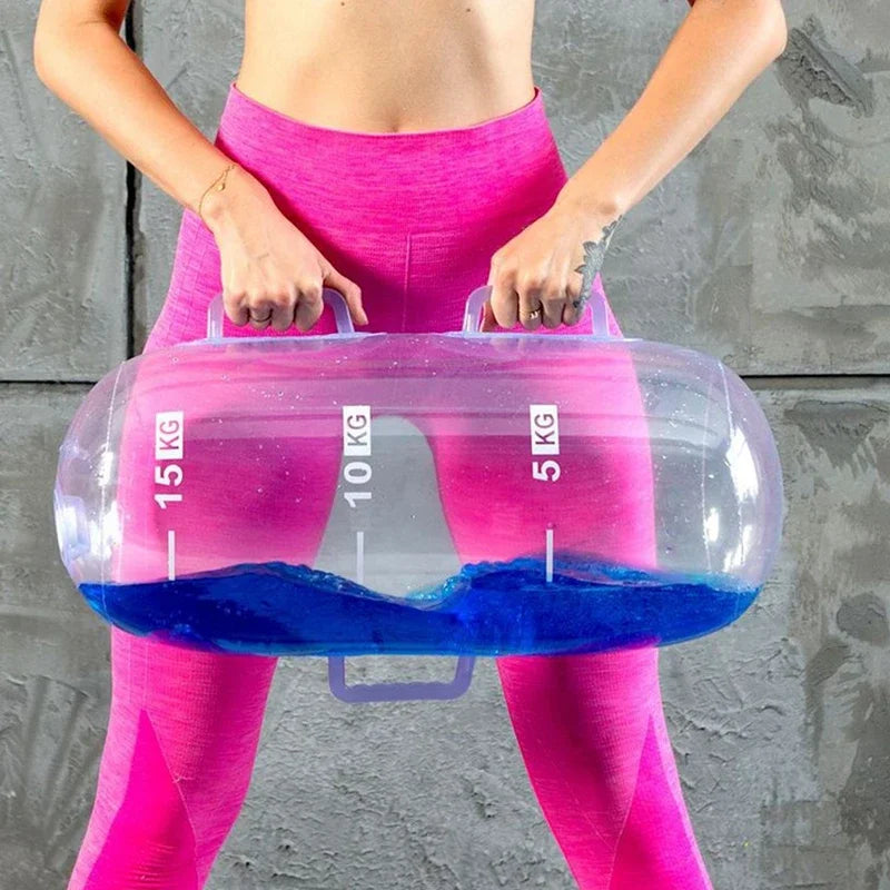 Clear Aqua Power Bag – Water Weight Trainer