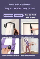 Adjustable Aerial Yoga Stretch Strap for Women
