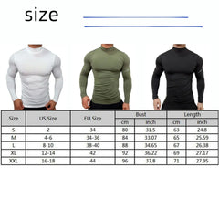 Men’s Long Sleeve Compression Workout Shirt