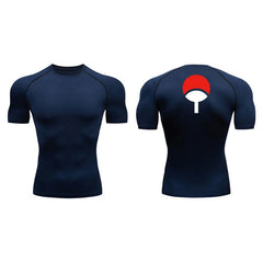 Men's Graphic Compression Quick-Dry Athletic Shirt