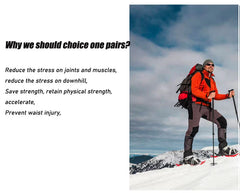 HEALING 115g Carbon Folding Trekking Pole