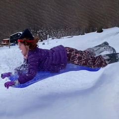 Roll-Up Snow Sled Board with Handles