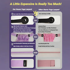 Adjustable Aerial Yoga Stretch Strap for Women