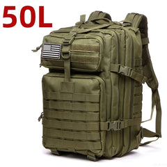 Waterproof 25L/50L Nylon Tactical Backpack