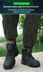 Men’s Waterproof Steel Toe Indestructible Work Boots