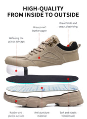 Men’s Steel Toe Indestructible Safety Work Boots