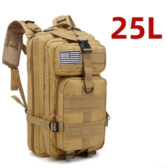 Waterproof 25L/50L Nylon Tactical Backpack