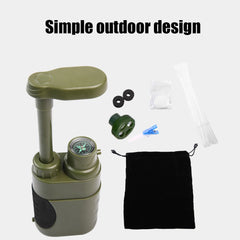 Portable Outdoor Water Filter & Purifier System