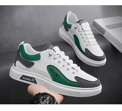 2025 Men’s Leather Low-Top Fashion Sneakers