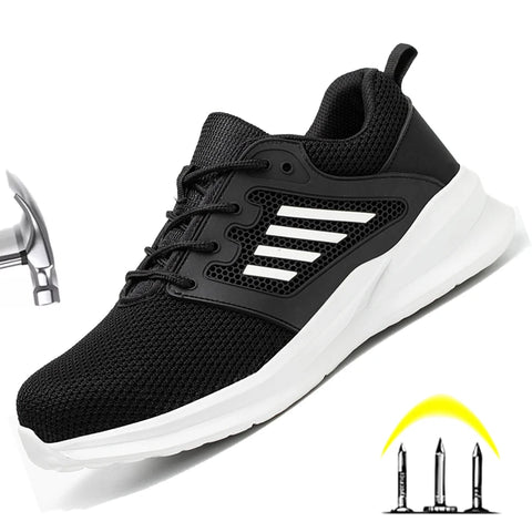 Men’s Lightweight Steel Toe Safety Work Sneakers