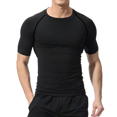 Men's Graphic Compression Quick-Dry Athletic Shirt