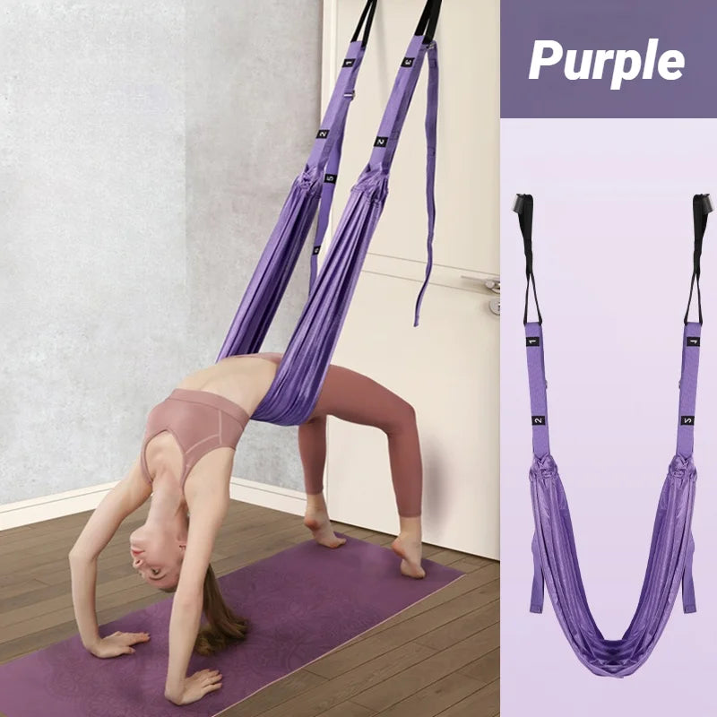 Adjustable Aerial Yoga Stretch Strap for Women