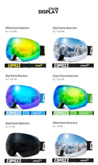 COPOZZ UV400 Anti-Fog Ski Goggles
