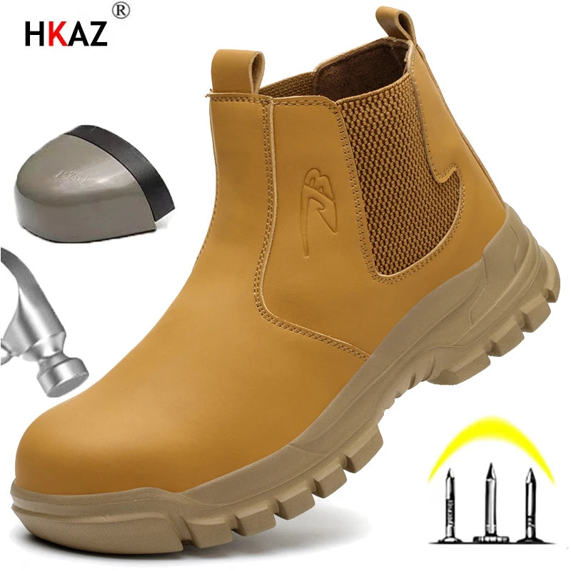 Men’s Waterproof Steel Toe Tactical Work Boots