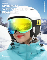 COPOZZ UV400 Anti-Fog Ski Goggles