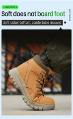 Men’s Waterproof Steel Toe Indestructible Work Boots