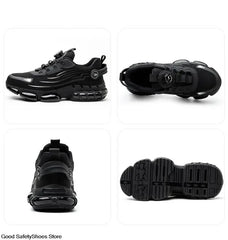 Men’s Indestructible Steel Toe Safety Work Shoes