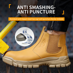 Men’s Waterproof Steel Toe Tactical Work Boots