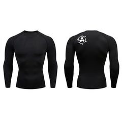 Men's Graphic Compression Quick-Dry Athletic Shirt
