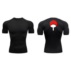 Men's Graphic Compression Quick-Dry Athletic Shirt