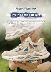 Unisex Lightweight Steel Toe Safety Work Shoes