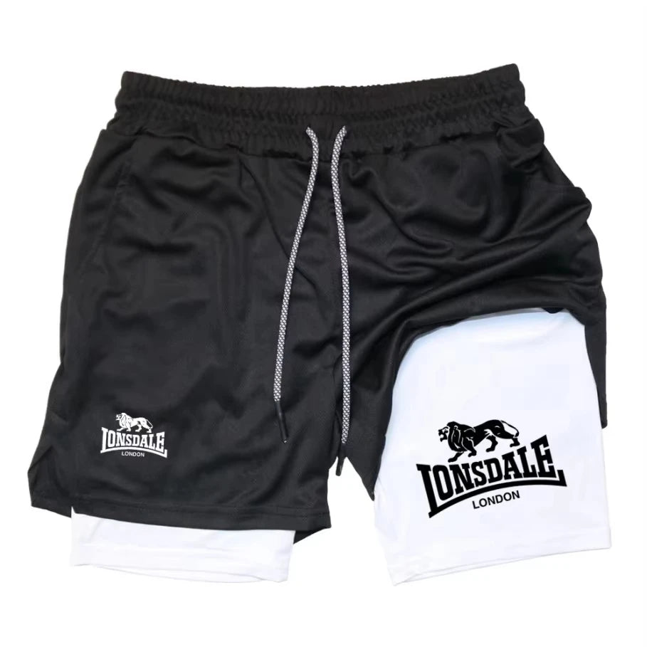 Men’s 2-in-1 Running Shorts with Phone Pocket