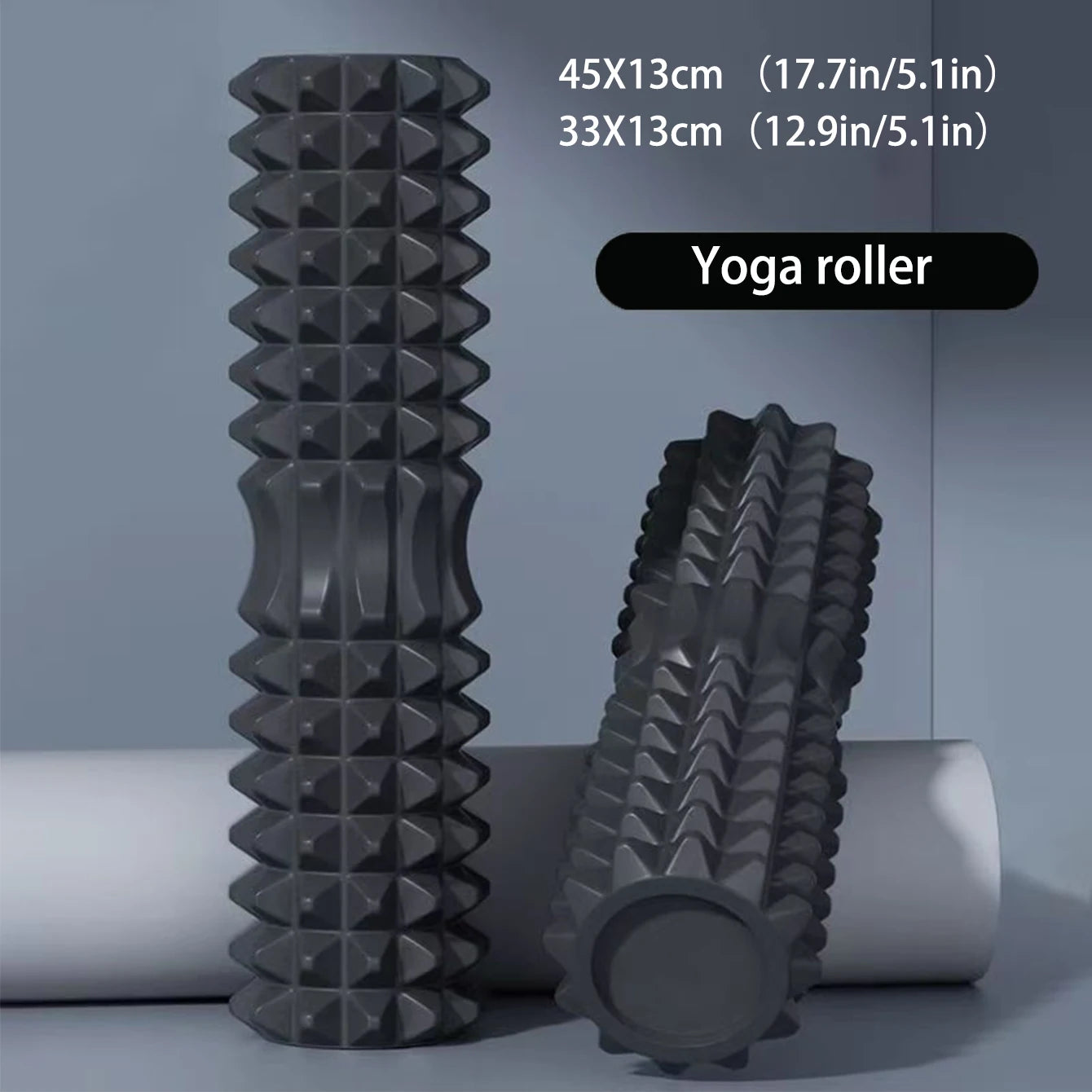 45cm Yoga Foam Roller & Pilates Block Set