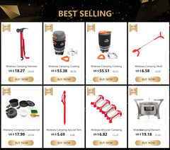 Widesea Camping Cooking System with Gas Stove